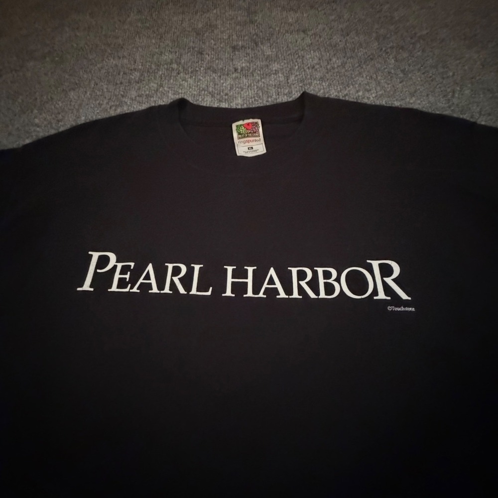 Vintage Y2K Pearl Harbor Movie Promo T-Shirt Mens XL Black